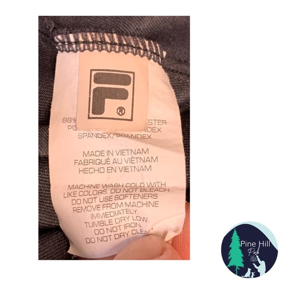 SOLD🟢2 FOR $10🟢 FILA Womens Tennis Skort Size XS* Black Pink Rear Pocket - Picture 5 of 9